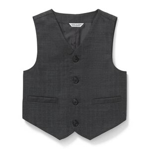 JANIE & Jack | Wool Herringbone Suit Vest